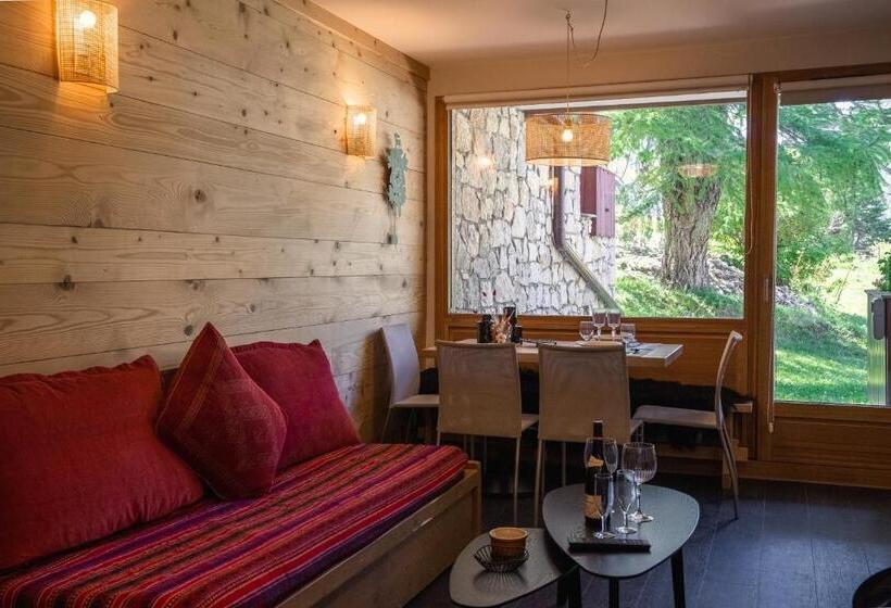 آپارتمان 1 خوابه, Hôtel & Chalets Le Samovar