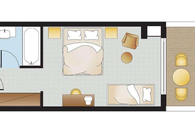 غرفة بريميوم مطلّة علي البحر, Grecotel Filoxenia, Beach Luxury Resort