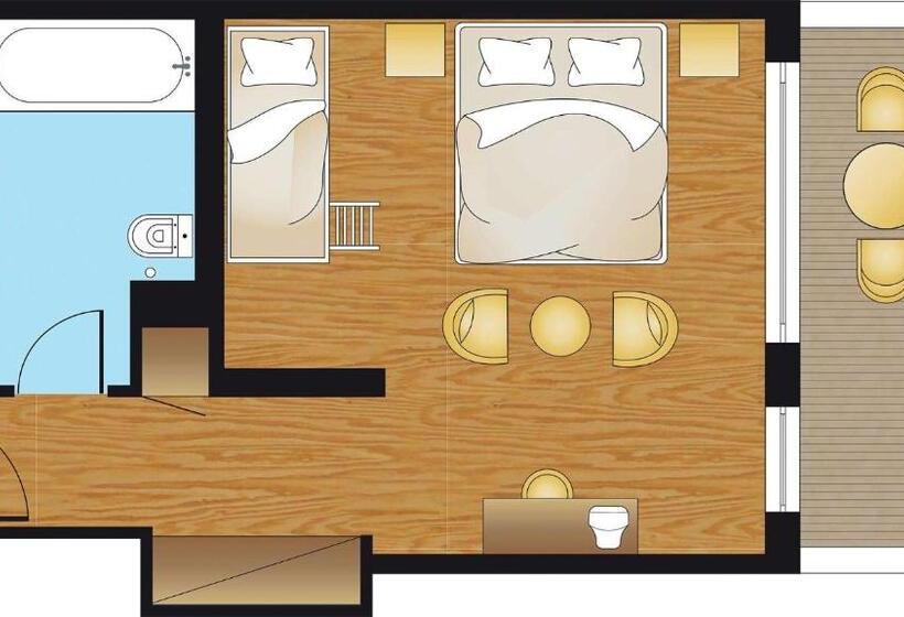 غرفة عائلية, Grecotel Filoxenia, Beach Luxury Resort