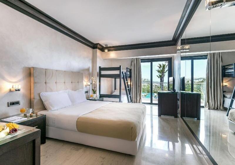 带海景标准四人间, Mitsis Faliraki