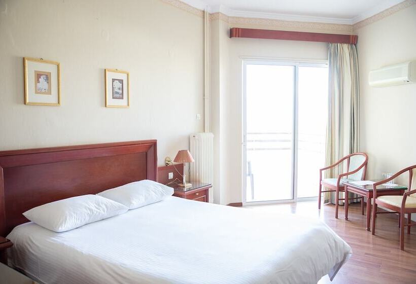 스탠다드 룸 바다 전망, Tzaki Hotel & Restaurant Patras