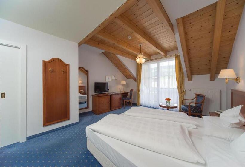 غرفة ديلوكس مزودة بشرفة, Park Hotel Bellevue