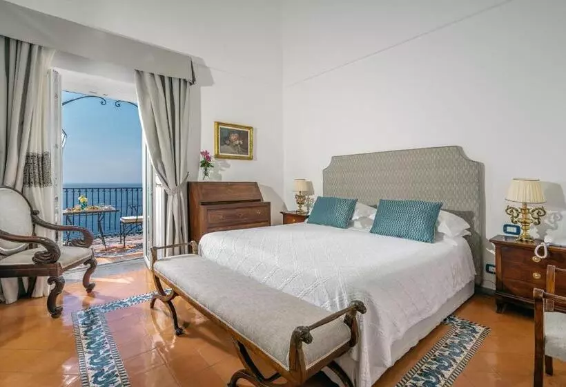 اتاق لوکس با چشمانداز دریا, Albergo Miramare Positano