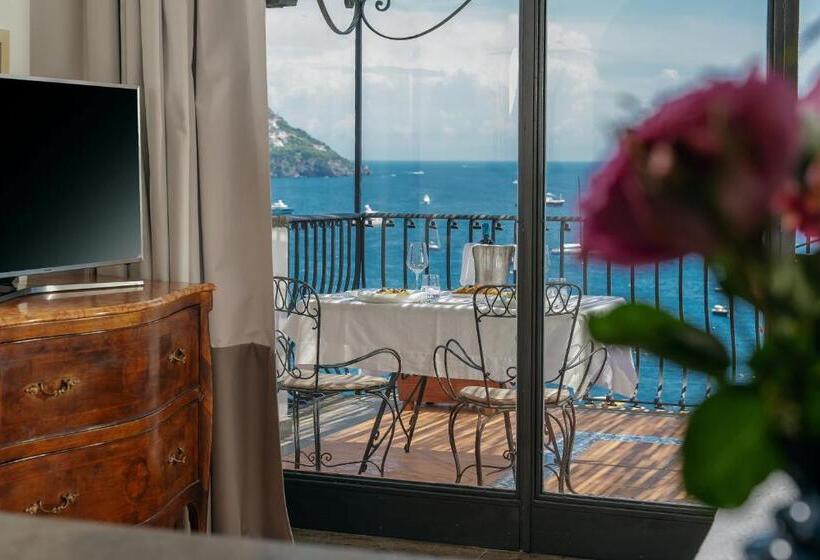 小型套房带海景, Albergo Miramare Positano