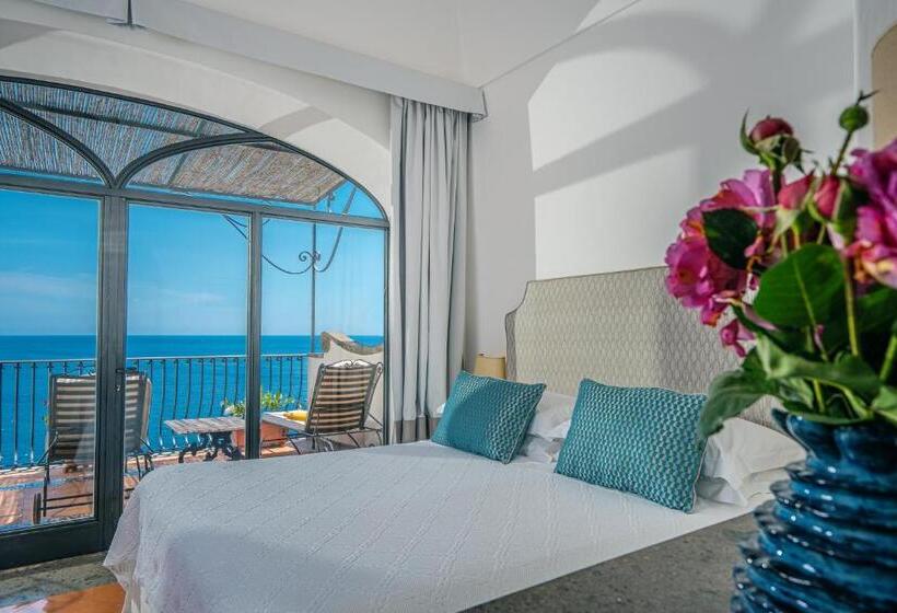小型套房带海景, Albergo Miramare Positano
