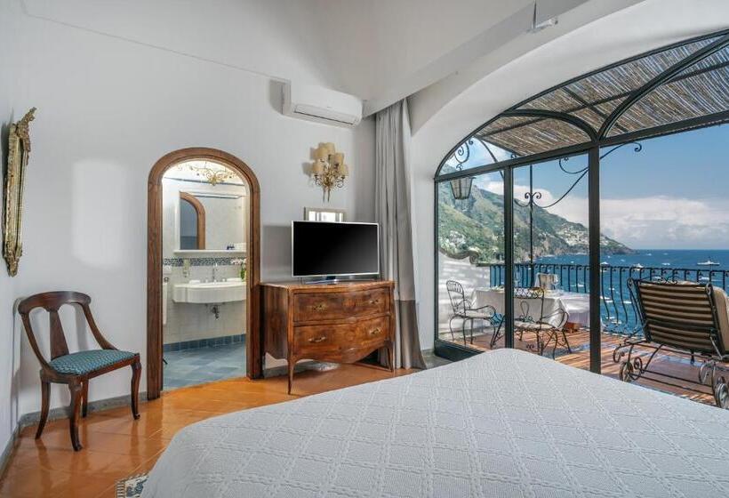 小型套房带海景, Albergo Miramare Positano
