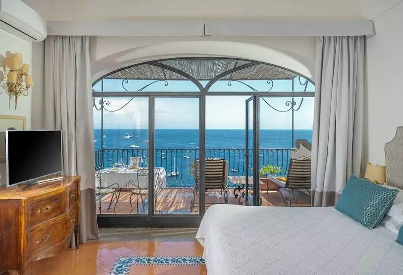 سوییت جونیور با چشمانداز دریا, Albergo Miramare Positano