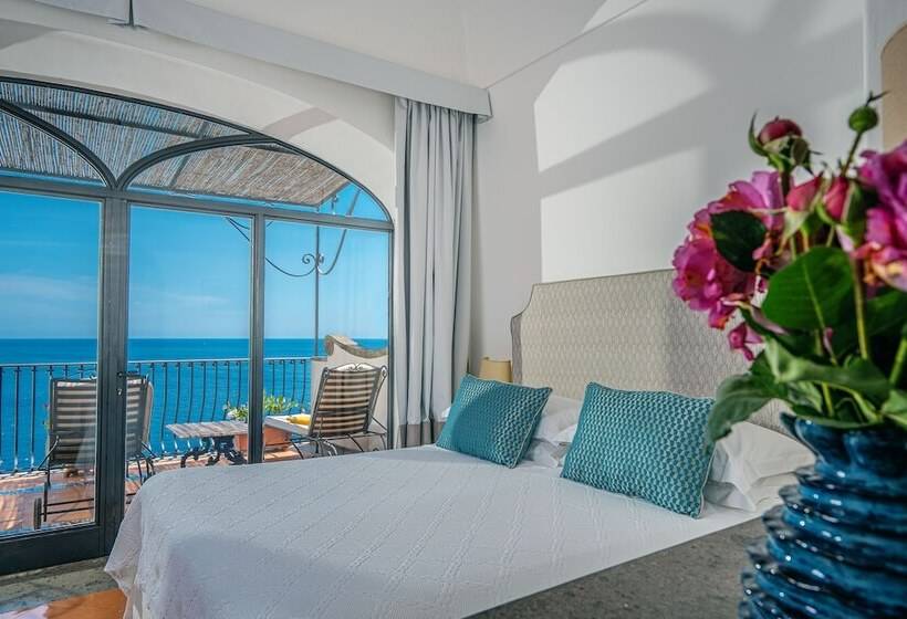 小型套房带海景, Albergo Miramare Positano