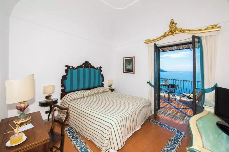 اتاق سوپریور با چشمانداز دریا, Albergo Miramare Positano