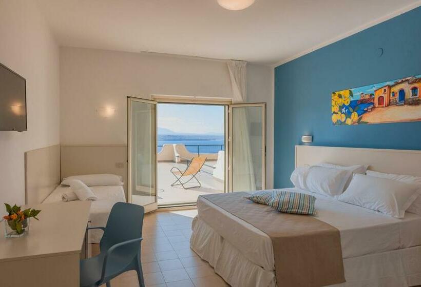 스탠다드 4인용 룸 바다전망, Cdshotels Terrasini   Città Del Mare