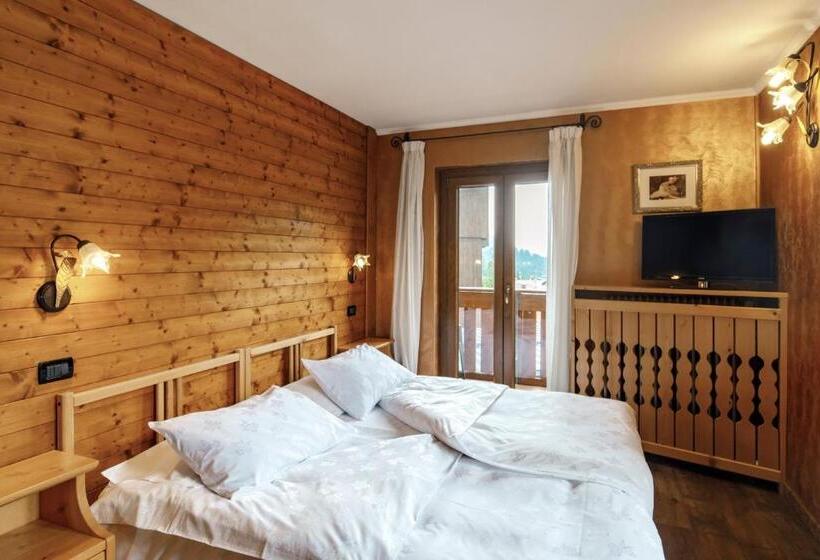 غرفة قياسية مطلة على الجبل, B&b La Montanara