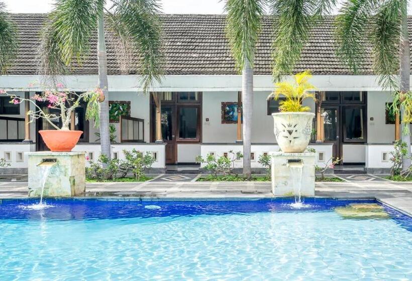 带泳池观景的豪华房, Inna Bali Heritage