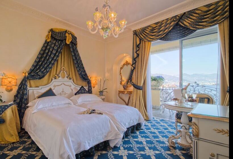 חדר דלוקס נוף לאגם, Villa E Palazzo Aminta