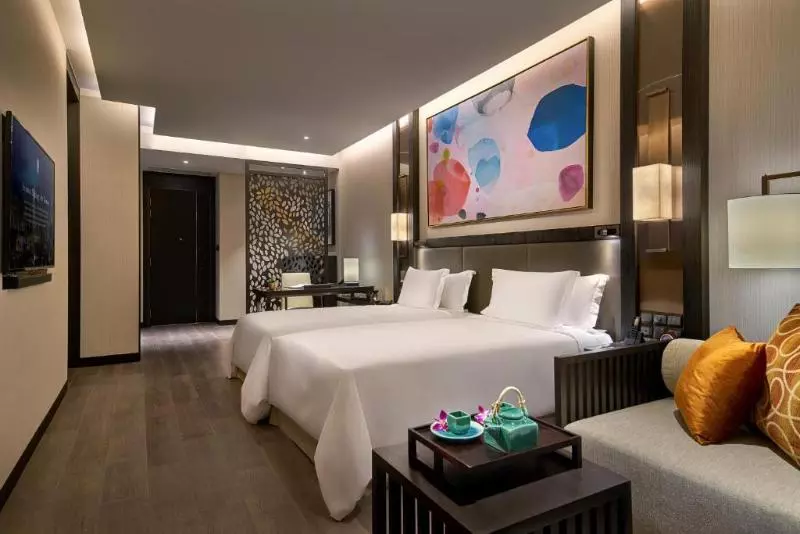 キングサイズベッドのデラックスルーム, Art Hotel Kokura New Tagawa