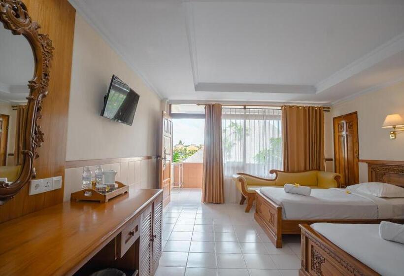 디럭스 룸, Palm Beach Hotel Bali