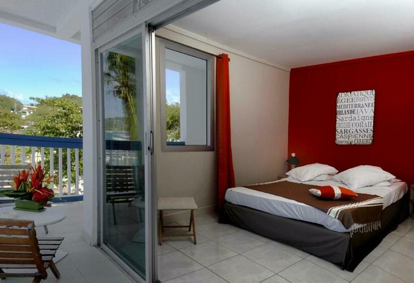 اتاق استاندارد با چشم‌انداز دریا, La Dunette Hotel Restaurant