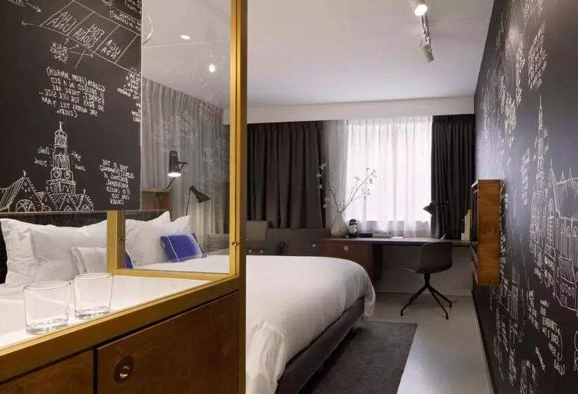 اتاق سوپریور با تخت بزرگ, Ink Hotel Amsterdam Mgallery Collection