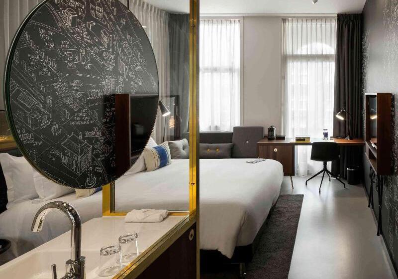 带大床的豪华间, Ink Hotel Amsterdam   Mgallery Collection