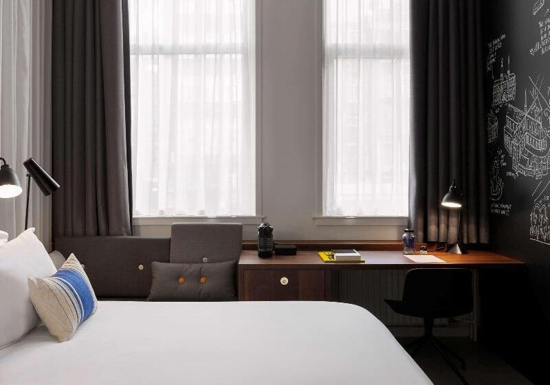 غرفة ديلوكس سرير كينج, Ink Hotel Amsterdam   Mgallery Collection