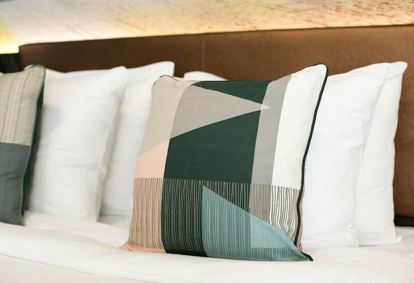 带城市景观及双人床的标准房间, Savoy Hotel Rotterdam