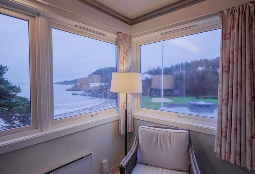 Номер Стандарт Вид на Море, Strand Hotel Fevik   By Classic Norway Hotels