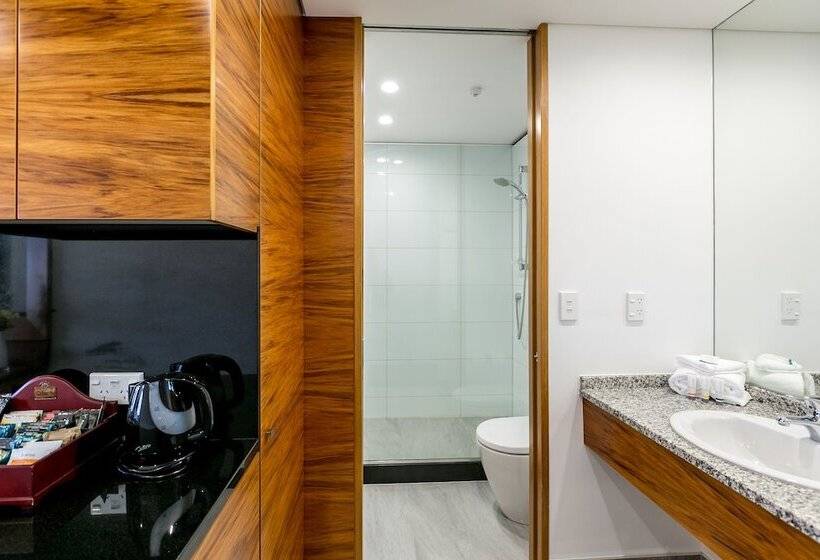 חדר דחוקס עם מיטת קינג, Plymouth International