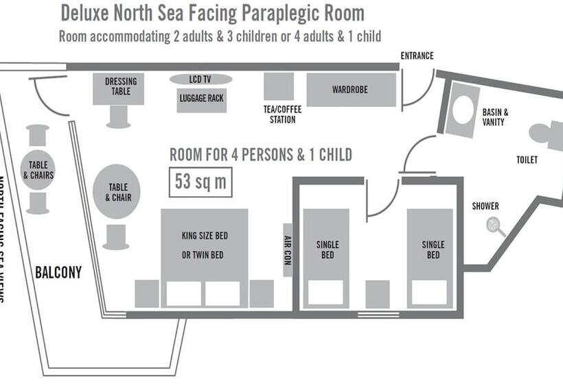 オーシャンビューデラックスルーム, Blue Waters