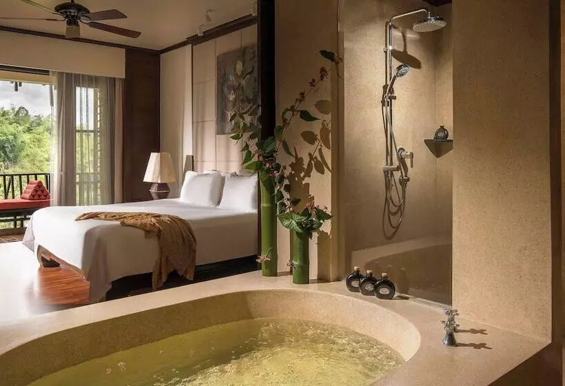景色の見えるデラックスルーム, Anantara Golden Triangle Elephant Camp & Resort