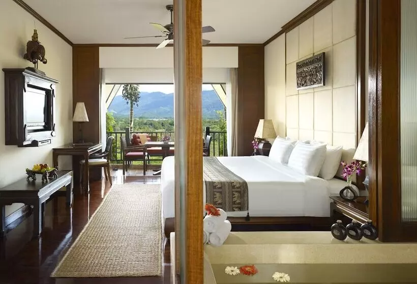 景色の見えるデラックスルーム, Anantara Golden Triangle Elephant Camp & Resort