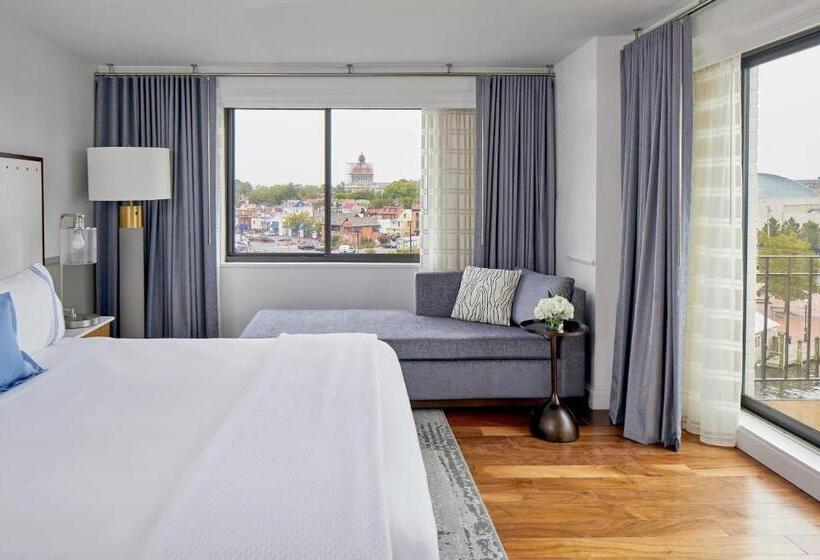 キングサイズベッドのスタンダードルーム, Annapolis Waterfront Hotel, Autograph Collection