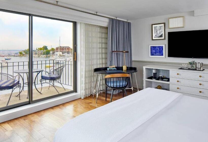 带大床的标准间, Annapolis Waterfront Hotel, Autograph Collection