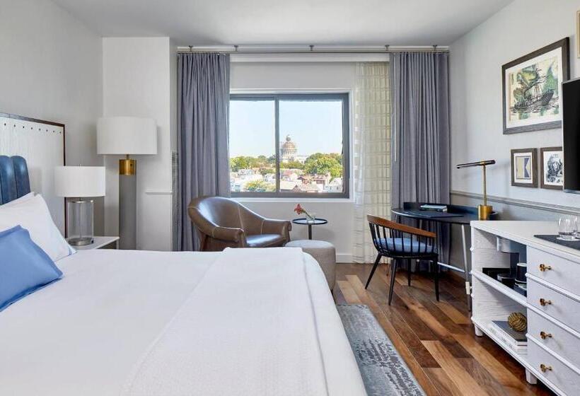 キングサイズベッドのデラックスルーム, Annapolis Waterfront Hotel, Autograph Collection