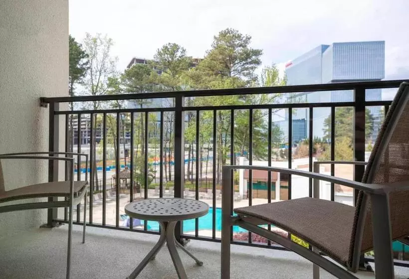 2ダブルベッドのスタンダードルーム, Atlanta Marriott Perimeter Center