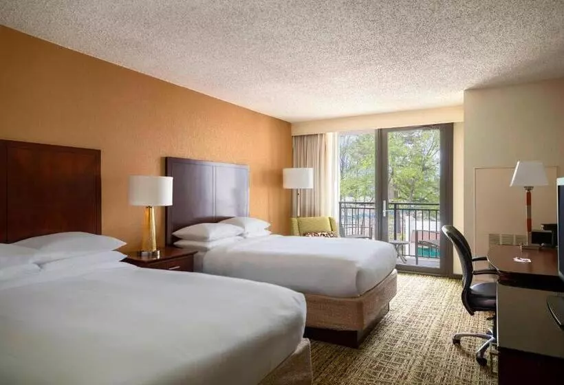 2ダブルベッドのスタンダードルーム, Atlanta Marriott Perimeter Center