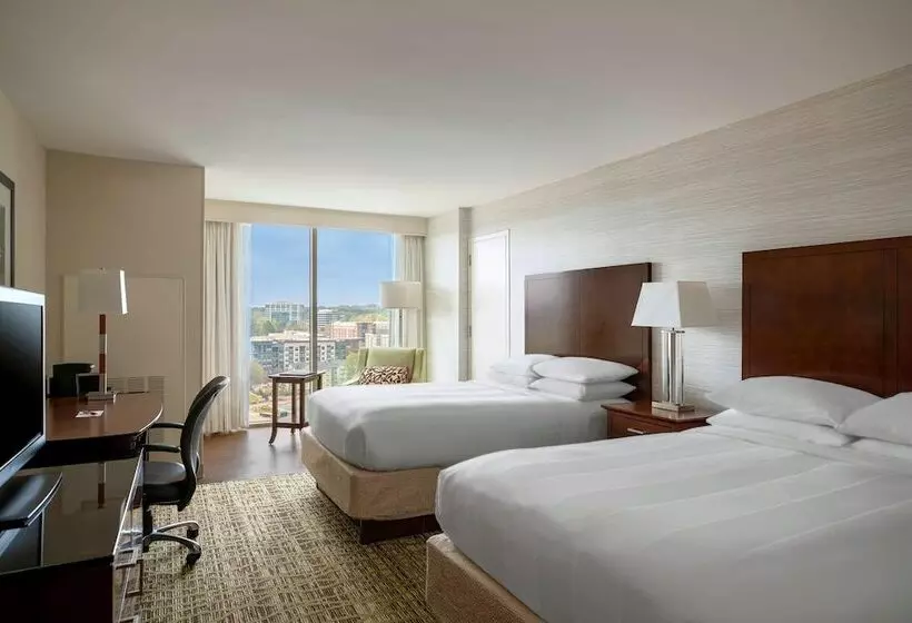 2ダブルベッドのスタンダードルーム, Atlanta Marriott Perimeter Center