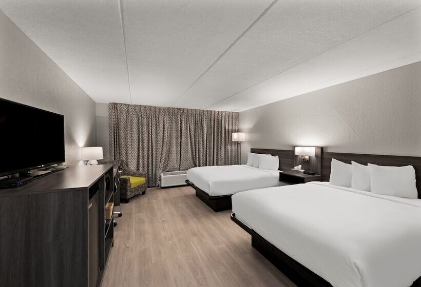 غرفه قياسيه سريرين مزدوجين, Clarion Pointe Rhinelander Downtown