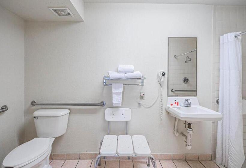 身障者適用キングサイズベッドルーム, Super 8 By Wyndham El Paso Airport