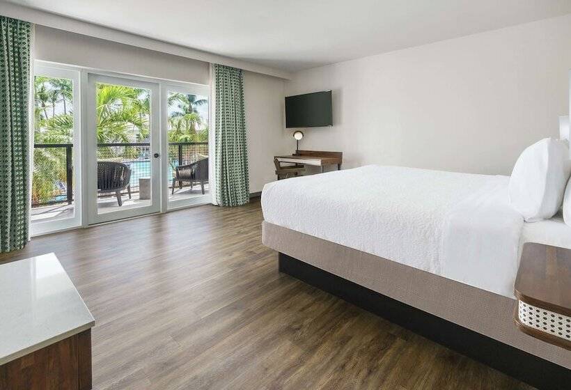 חדר סטנדרט מיטה זוגית, Hampton Inn Key West Fl