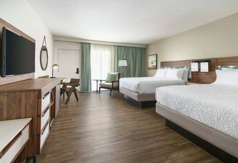חדר סטנדרט שתי מיטות זוגיות, Hampton Inn Key West Fl