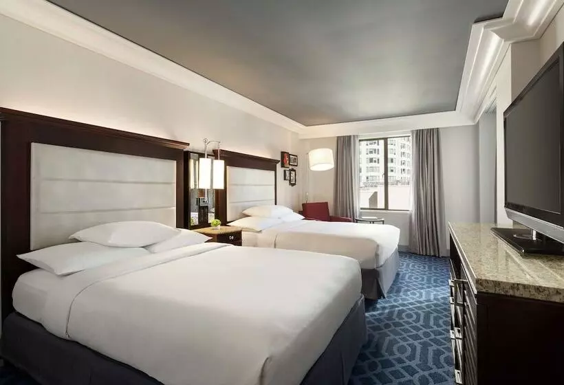 اتاق استاندارد با 2 تخت دوبل, Hilton Checkers Los Angeles