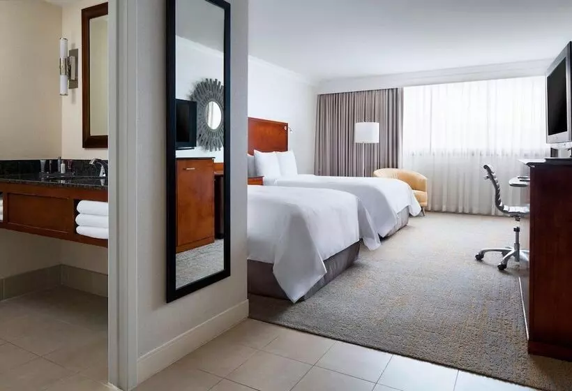 2ダブルベッドのスタンダードルーム, Los Angeles Marriott Burbank Airport