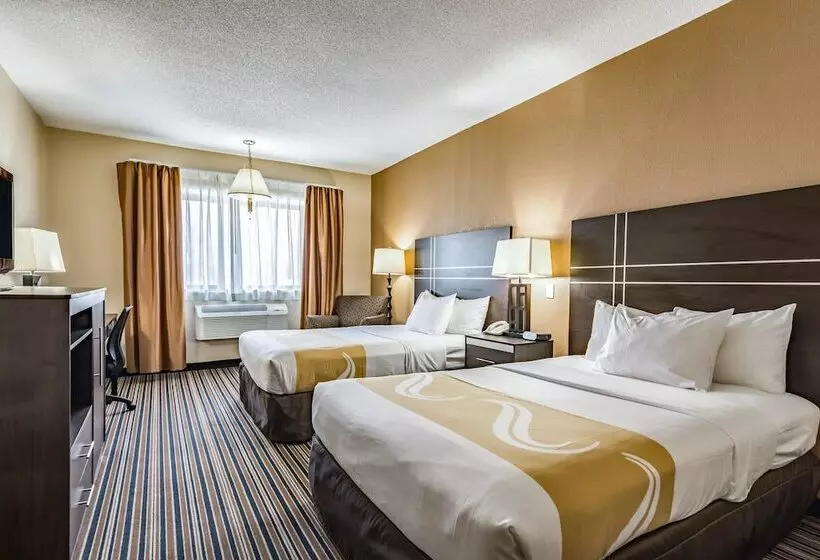 2ダブルベッドのスタンダードルーム, Quality Inn Schenectady Albany
