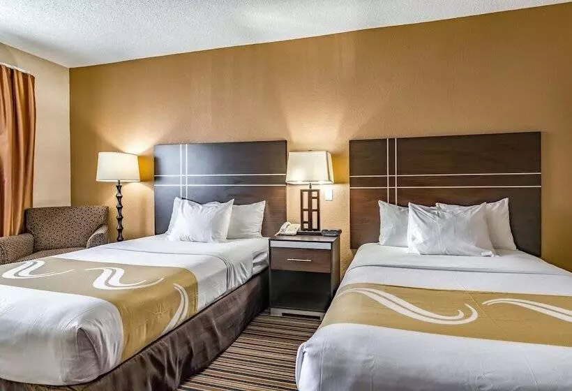 2ダブルベッドのスタンダードルーム, Quality Inn Schenectady Albany