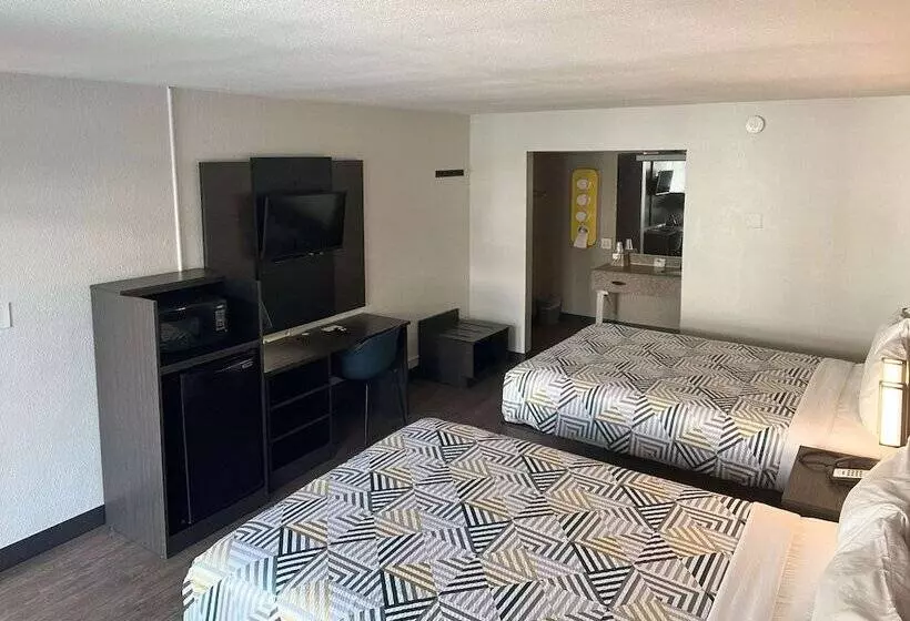２ダブルベッドのスタンダードルーム, Motel 6 Glendale Az