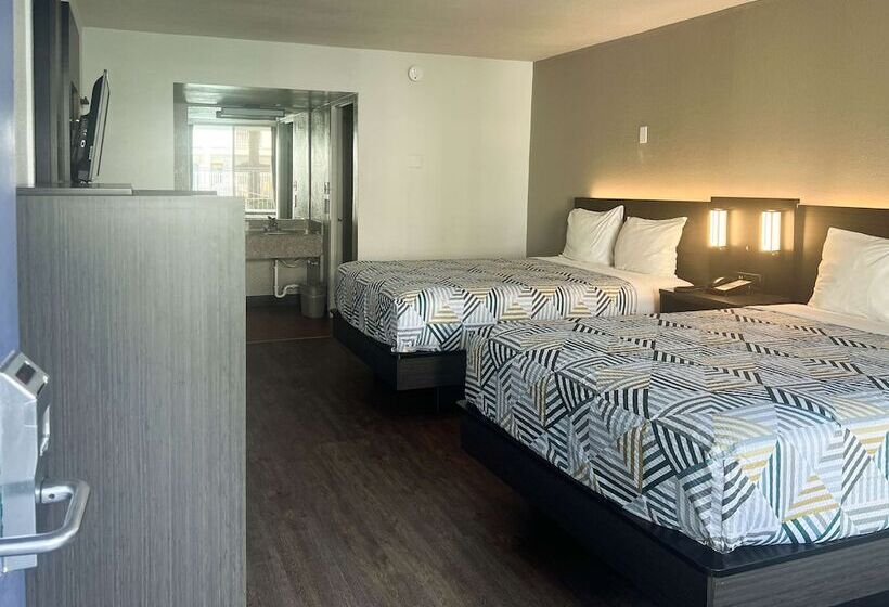 غرفه قياسيه سريرين مزدوجين, Motel 6 Glendale Az