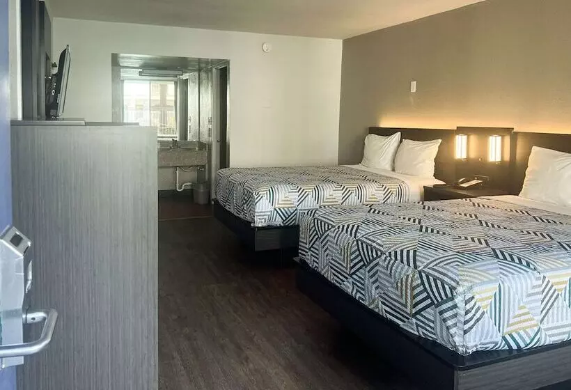 ２ダブルベッドのスタンダードルーム, Motel 6 Glendale Az