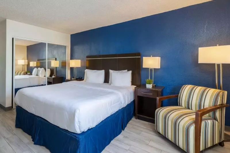 身障者適用キングサイズベッドルーム, Developer Inn Orlando North, A Baymont By Wyndham