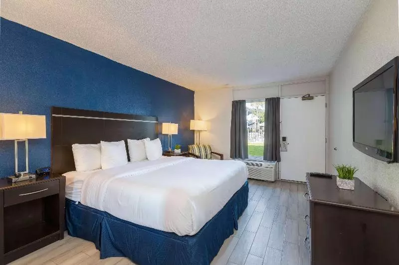 身障者適用キングサイズベッドルーム, Developer Inn Orlando North, A Baymont By Wyndham
