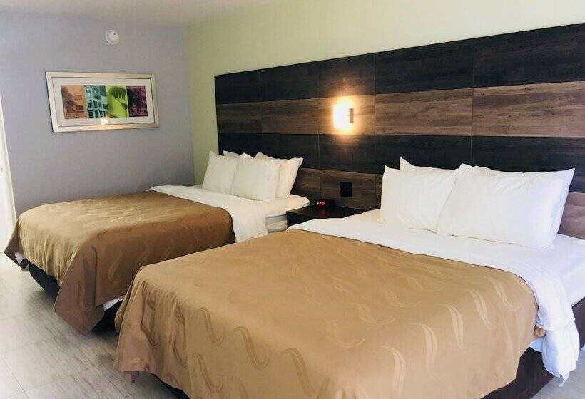 غرفه قياسيه سريرين مزدوجين, Quality Inn University North I75