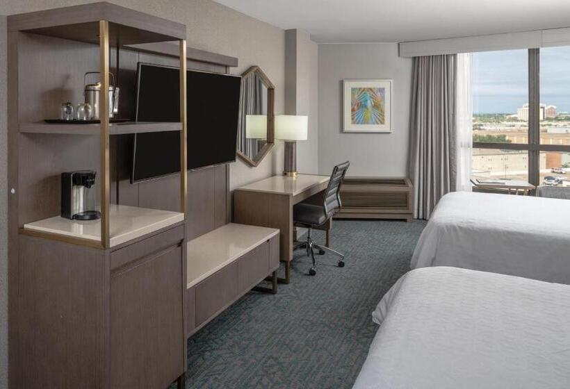 带2个双人床的标准工作室, Sheraton Dallas Hotel By The Galleria